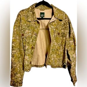 Wild fable canvas button up jacket